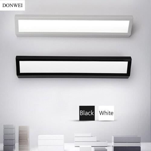 DONWEI Modern Minimalist style LED Wall Lamp Reading Light Indoor Decorations Hallway Bathroom Bedside Wall Lights AC85-265V