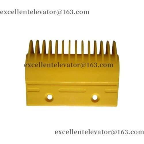 YS017B313 HS017B313 Plastic Comb 14T Use for Mitsubishi Escalator L127mm W93mm Hole Space 64mm 1 Pack=10 Pieces