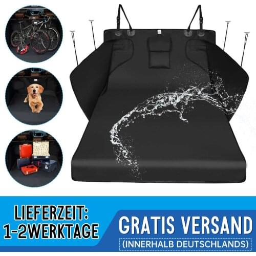 Dog Car Trunk Mat Hammock Boot Pet Seat Cover Barrier Protect Floor Non-slip Foldable Waterproof Dirt Resistant Rear Seat