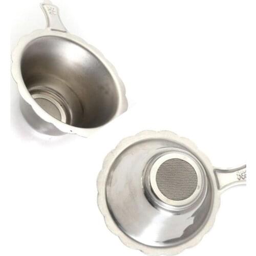 Reusable Stainless Steel Tea Infuser Basket Double-layer Fine Mesh Tea Strainer Filters Loose Tea Leaf Kitchen Drinkware Filter