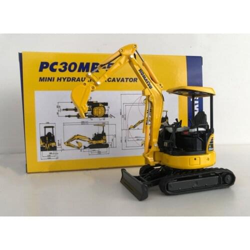 1/32 Scale KOMATSU PC30MR-5 Compact Excavator Diecast Model Collection Toy