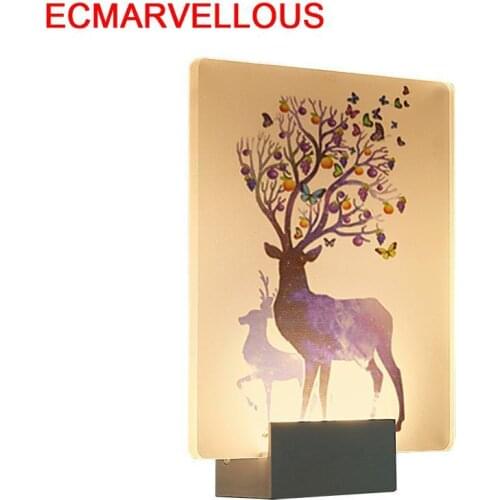 Table Loft Decor Indoor Modern Kinkiety LED Applique Murale Luminaire Aplique Luz Pared Wandlamp Bedroom Light Wall Lamp