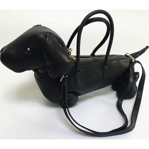 2021 Xianjian New Animal Designs Unique Dog Shape Lady Handbag Personality Bag Fashion Cartoon Cute Puppy Girlish Purse