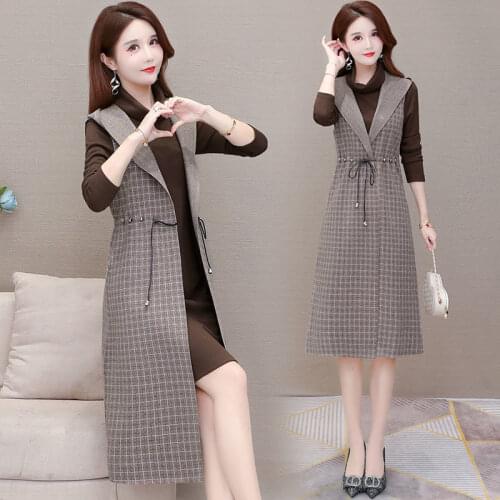 2021 New Woman Fashion Suit Vest Elastic Waist Slim Elegant Office Female Plus Size Jackets Ladies Sleeveless Outwear Tops H758