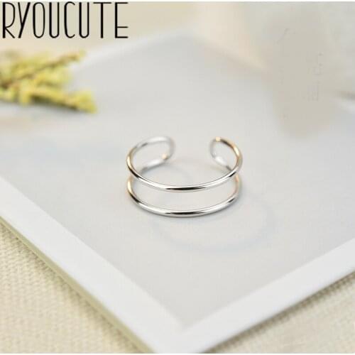 New Arrivals Real Silver Color Cross Line Rings for Women Engagement Rings Men Vintage Boho Jewelry Anillos