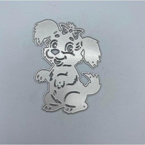Naughty cute puppy metal dies cutting dies for scrapbooking paper card making 2019 new knife Die Template Craft Dies