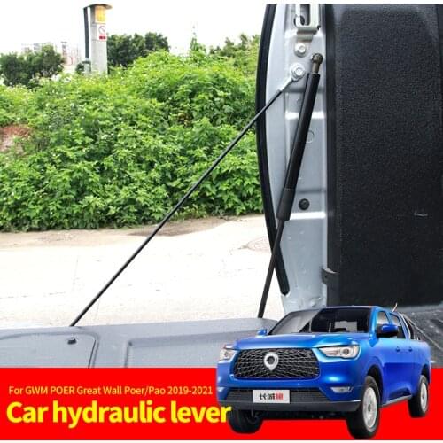 2pcs For GWM POER Great Wall Poer/Pao 2019-2021 Car Rear Trunk Gas Spring Lift Supports Struts Boot Hydraulic Rod Accessories