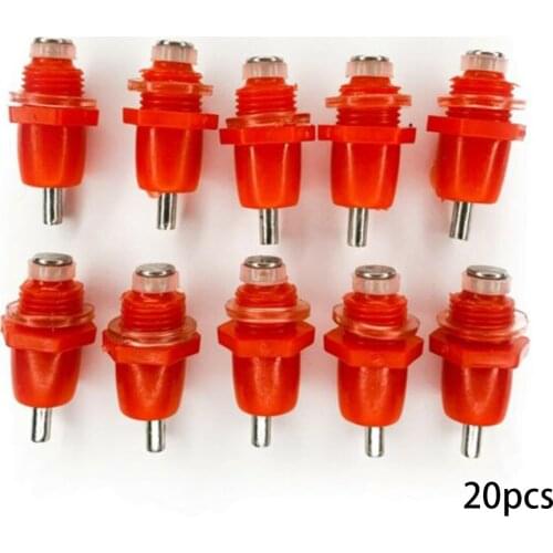 20PCS Chicken Drinker Hen Water Feeding Poultry Supplies Poultry Chicken And Duck Waterer Feeding Supplies