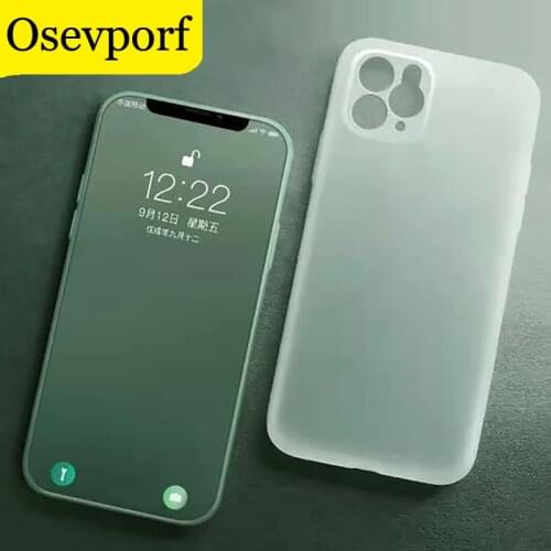 Luxury Phone Case For iPhone 12 SE 2 11 Pro Max XS Max XR X Back Cover Ultra Thin Silm PP Coque Fundas For iPhone 8 7 6 6s Plus