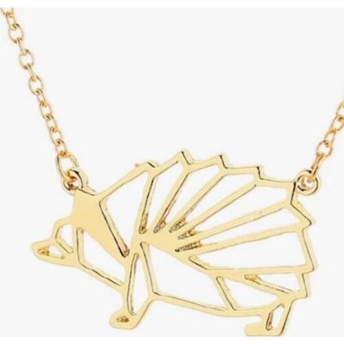 SanLan 20pcs Origami Hedgehog Necklace