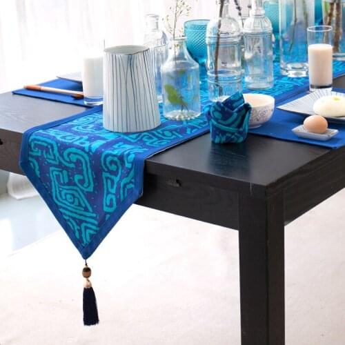100% Cotton Table Runner Original Design Abstract Animal Face Printed Table Runners Tablecloth