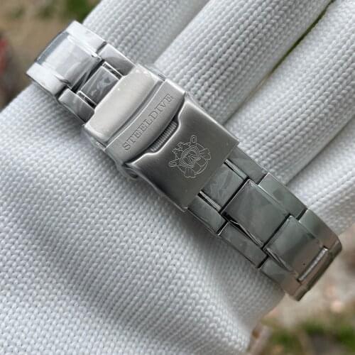STEELDIVE SD1968 Automatic Men Watches Bracelet 20mm Stainless Steel Band Strap 20mm