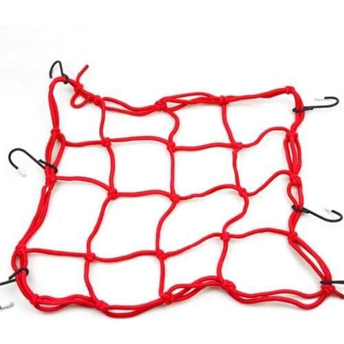 Universal Bungee Cargo Net Motorbike Helmet Mesh Storage Motorcycle Helmet Bungee Luggage Hold Down Storage Cargo Organiser Nets