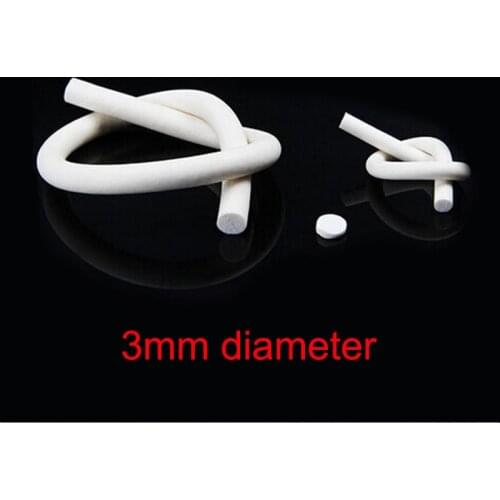 3mm diameter silicone rubber foam seal strip weatherstripping