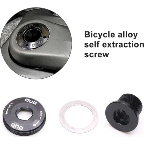 Bike Crankarm Bolt M18/M30 Threaded Mountain Road Bicycle Crank Arm Cap Cover Bracket Crankset Screw Fixing Bolt