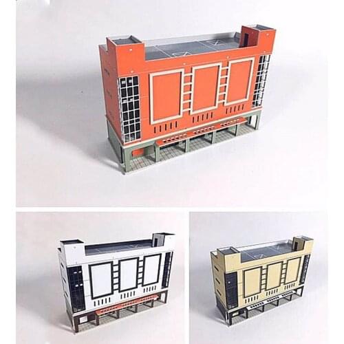 1:150 1:144 Shopping Mall Builing Model Shop Cinema Plastic Assembly Building Construction