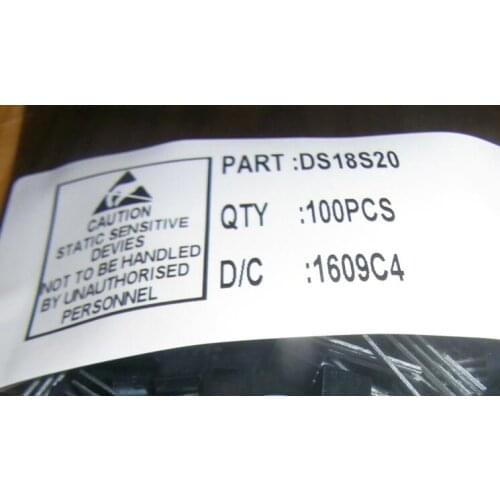 10PCS X 100% New DS18S20+ DS1820 Temperature sensor Connector DS18S20 Connector