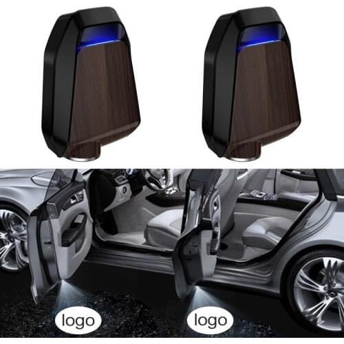 2pcs Universal Led Car Door Welcome Laser Projector Logo Ghost Shadow Night Light Car Accessories Kits Car-styling for Hyundai