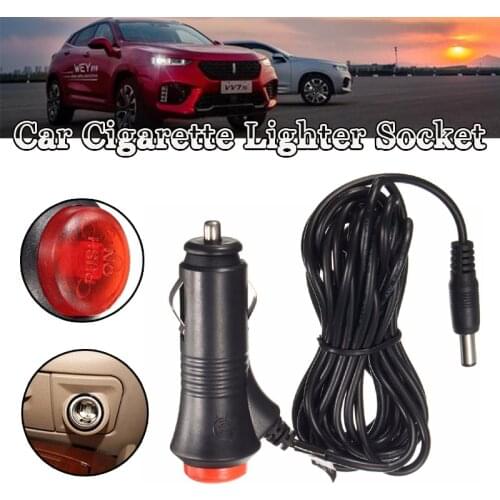 3m 5.5*2.1 Car Cigarette Lighter Socket DC 12V Converter Power Supply Charger Adapter Mal Ecable LED Light Extension Cable