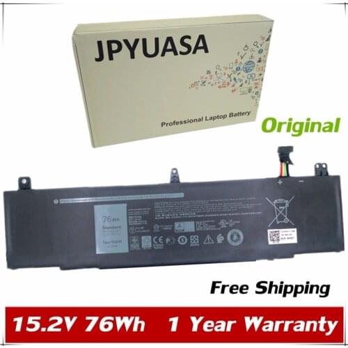 7XINbox 15.2V 76wh Original TDW5P Laptop Battery For DELL TDW5P Series Tablet