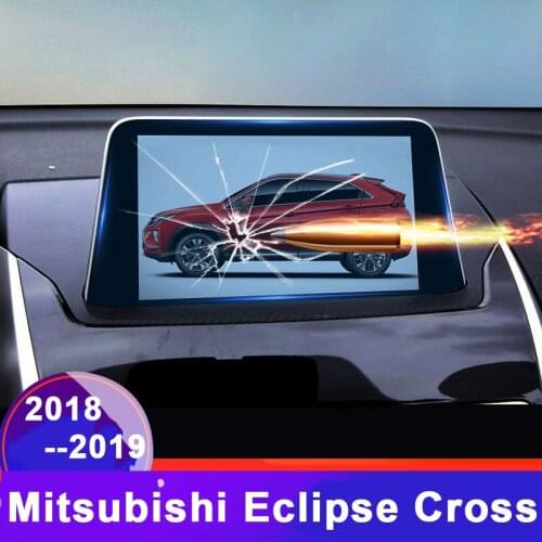 Car GPS Navigation Tempered Glass Screen Protector Steel Portective Film For Mitsubishi Eclipse Cross 2018 2019 Accessories