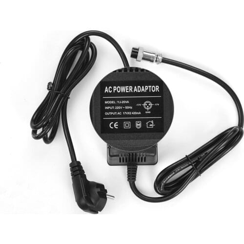 17V 420mA Mixing Console Mixer Power Supply AC Adapter 3-Pin Connector 220V Input for Yamaha MG16/MG166CX/MG166C/F4/F7/6FX