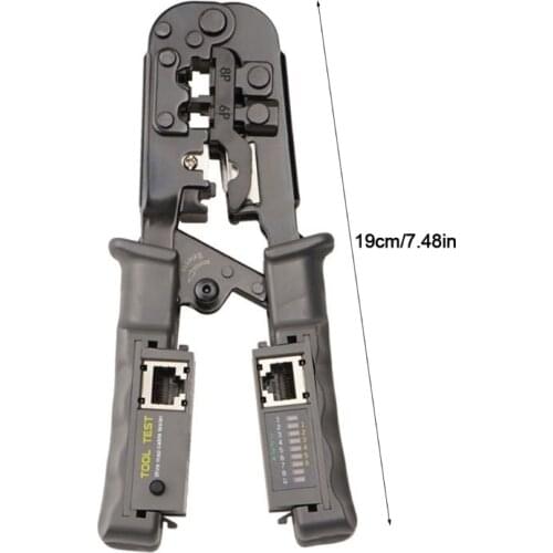 F3MA 4 P 8P 6 P Three-purpose with Tester Wire Stripper/ Cutter/ Crimper Multi Pliers Electrical Crimping Tool Cable Pliers