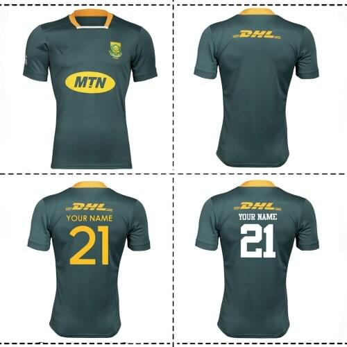 2021 SOUTH AFRICA HOME RUGBY JERSEY 2022 South Africa Rugby TRAINING SHORTS JERSEY size S-5XL