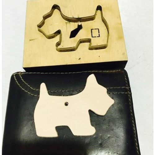 Leather craft template cutter dog design die cutting knife mould leather hole punches tool set deri el aletleri