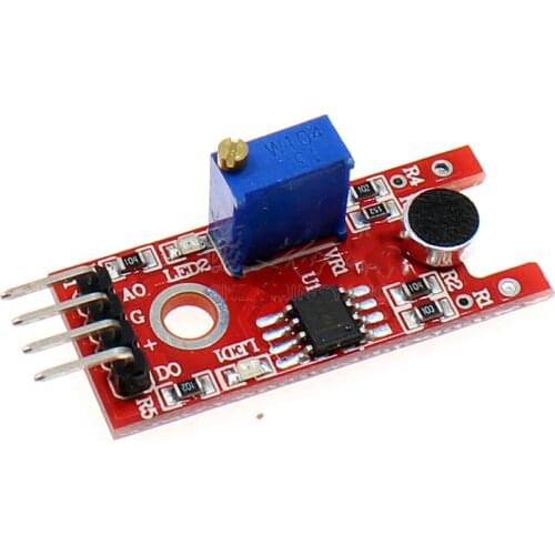 Microphone Voice Sound Sensor Detection Module For Arduino AVR PIC Analog Digital Output Sensors KY-038 KY-037