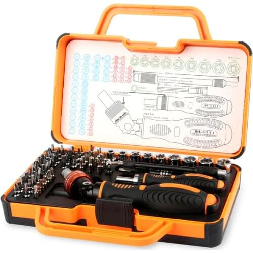 JAKEMY 69in1 Multi Function Hand Tools Repair Kit Screwdriver Set Repair Phone Pad Household Appliances Cell Phone Hand Tools