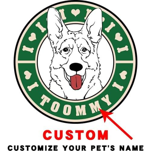 German Shepherd Dog animals Customization Badges Stickers on Clothes Iron on patches cheap DIY Appliques Heat-sensitive patches