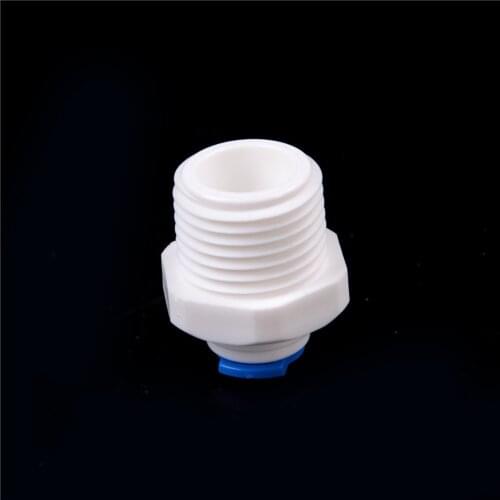 New 1PCS 1/2'' Thread Male to 1/4'' Push-in Fit Tube Quick Connect RO Water Quick Connect