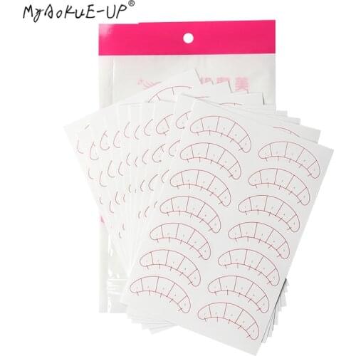 70 pair Eyelashes Paper Patches Under Gel Eye Pads Grafted Lashes Eyelash Extension Practice Eye Tips Sticker Wraps Makeup Tools