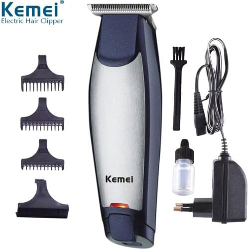Kemei 3 In 1 Professional Hair Clipper Rechargeable 0mm Baldheaded Hair Trimmers Barber Haircut Machine with USB Cable