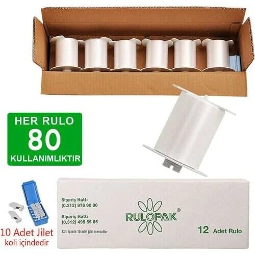 RULOPAK Sensor Toilet Seat Cover Roll (12'li Carton) x80 = 960 PCs 442260319