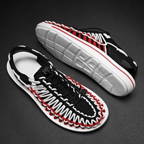 Mens Sandals Size 44 White Sandals Men Summer Mens Sandalias De Hombre Sandles Gladiator Shoes Large