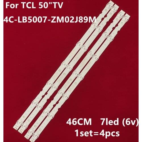 LED Backlight strip 4LED For T C L 50L2 GIC50LB24-3030F2.1D 4C-LB5007-ZM02J89M