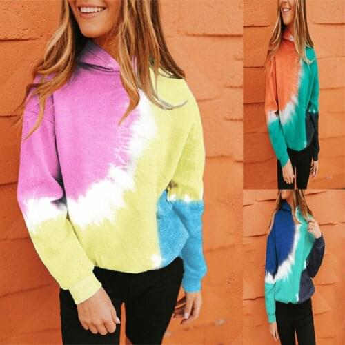 Womens autumn winter New long sleeve bandhnu loose hooded long sleeve sweater