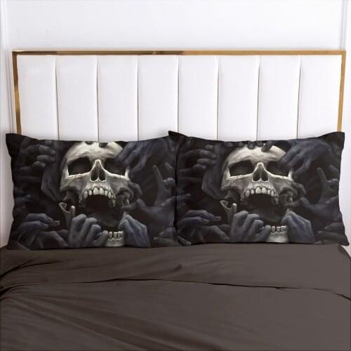 1pc Skull Deadpool Pillow cover Pillow case Bedding Pillowcase Pillowcovers decorative for home 3D HD Print Big hand
