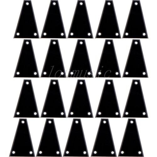 20pcs High Quality Black Plastic Electric Guitar Truss Rod Cover