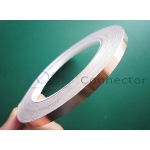 5 Roll 4mm *30M*0.06mm Single Self-Adhesive Conductive Copper Foil Tape Strip, EMI Shieling, Laptop Phone DIY