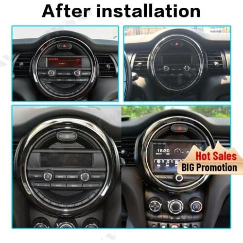 4+32G 8" Android 9.0 car radio dvd player for MINI Cooper 2014-2016 GPS Navigation Car Auto Radio stereo Video BT Wifi Head Unit