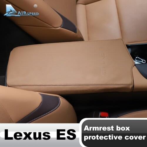 AIRSPEED for LEXUS ES 350 250 300H 300 200 2018 2019 2020 Accessories Leather Car Console Armrest Box Sleeve Cover Storage Box