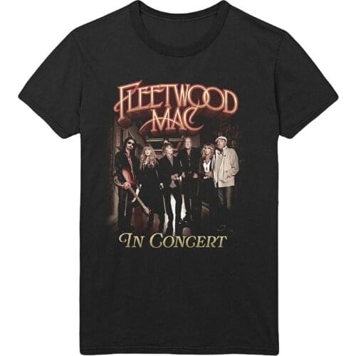 Fleetwood Mac In Concert Officially Licensed Black Rock T-Shirt Adult XL