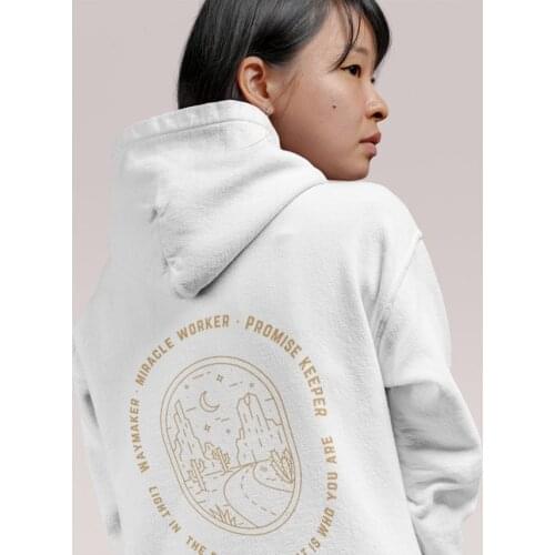 Christian Hoodie Christian Waymaker, Jesus Hoodie Christian Apparel Christian Clothing Jesus is King Sunday pullovers quote top