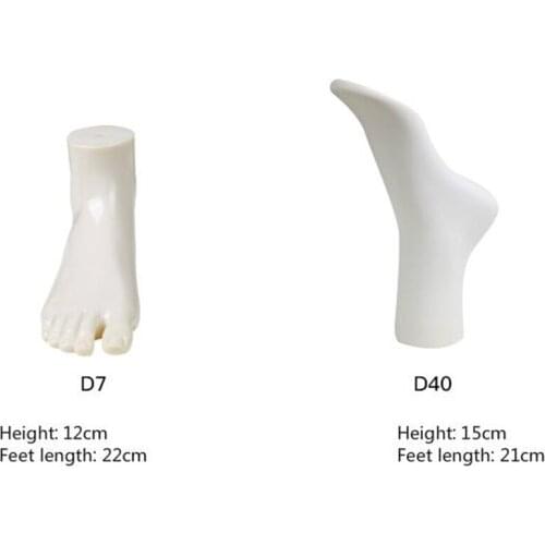 Simulation Magnetic Foot White Men Women Feet Fake Model Socks Model Props Window Display Foot Shoes Sock Filler Exhibition Rack