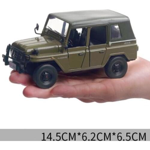 14.5CM 1:28 Scale Green Color Metal Alloy Jeep Car Off Road SUV Pull Back Diecasts Vehicles Model Toys For Children Kids