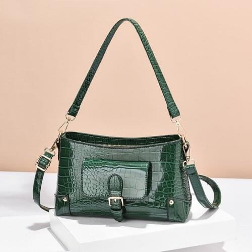 Fashion Exquisite Shopping Bag Retro Casual Women Totes Shoulder Bags Female Leather Solid Color Chain Handbag for Women 2021