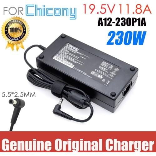 Genuine A12-230P1A 19.5V 11.8A 230W power charger adapter Chicony ADP-230EB T A17-230P1A for CLEVO P671HS-G ZX8-CR5S1 ac adapter